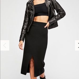 Free people midi skirt